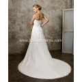 Aesthetic Design Sleeveless Floor Dragging Wedding Dress